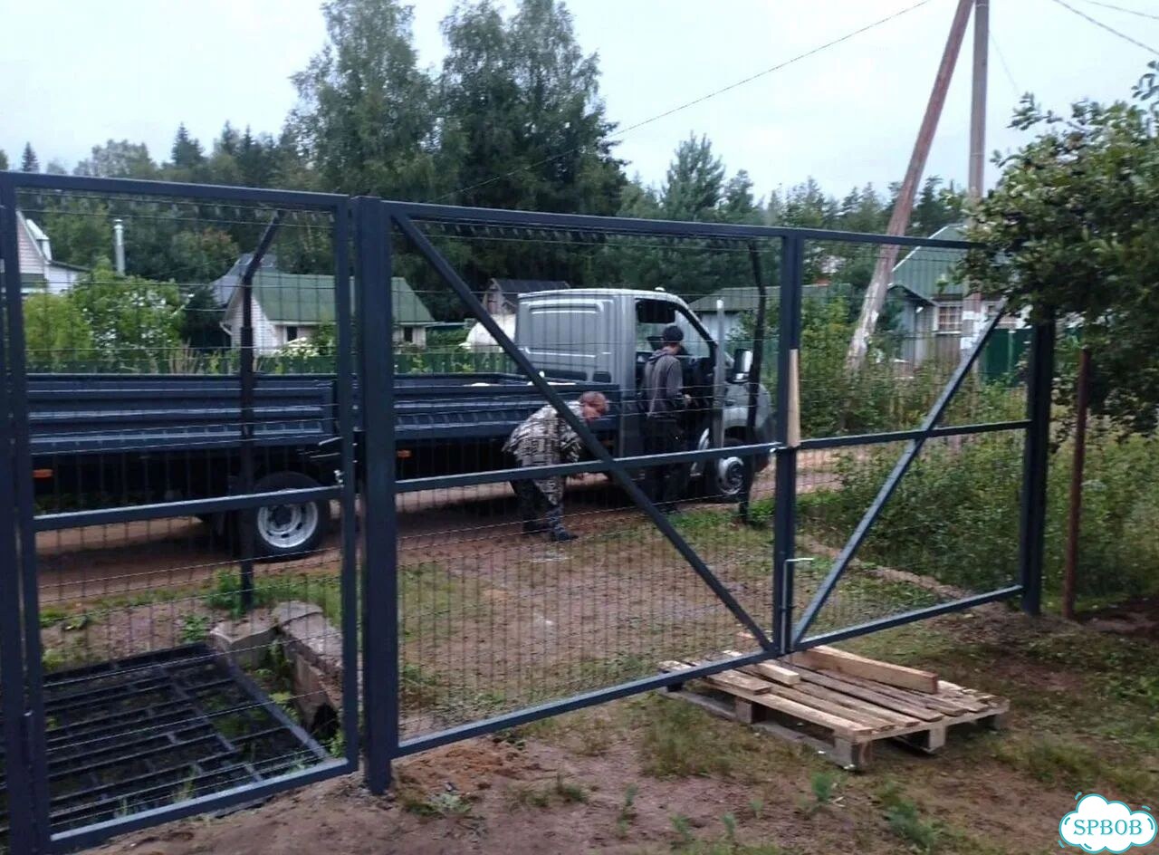 Забор из сетки 3Д гиттер с установкой и доставкой фото 4