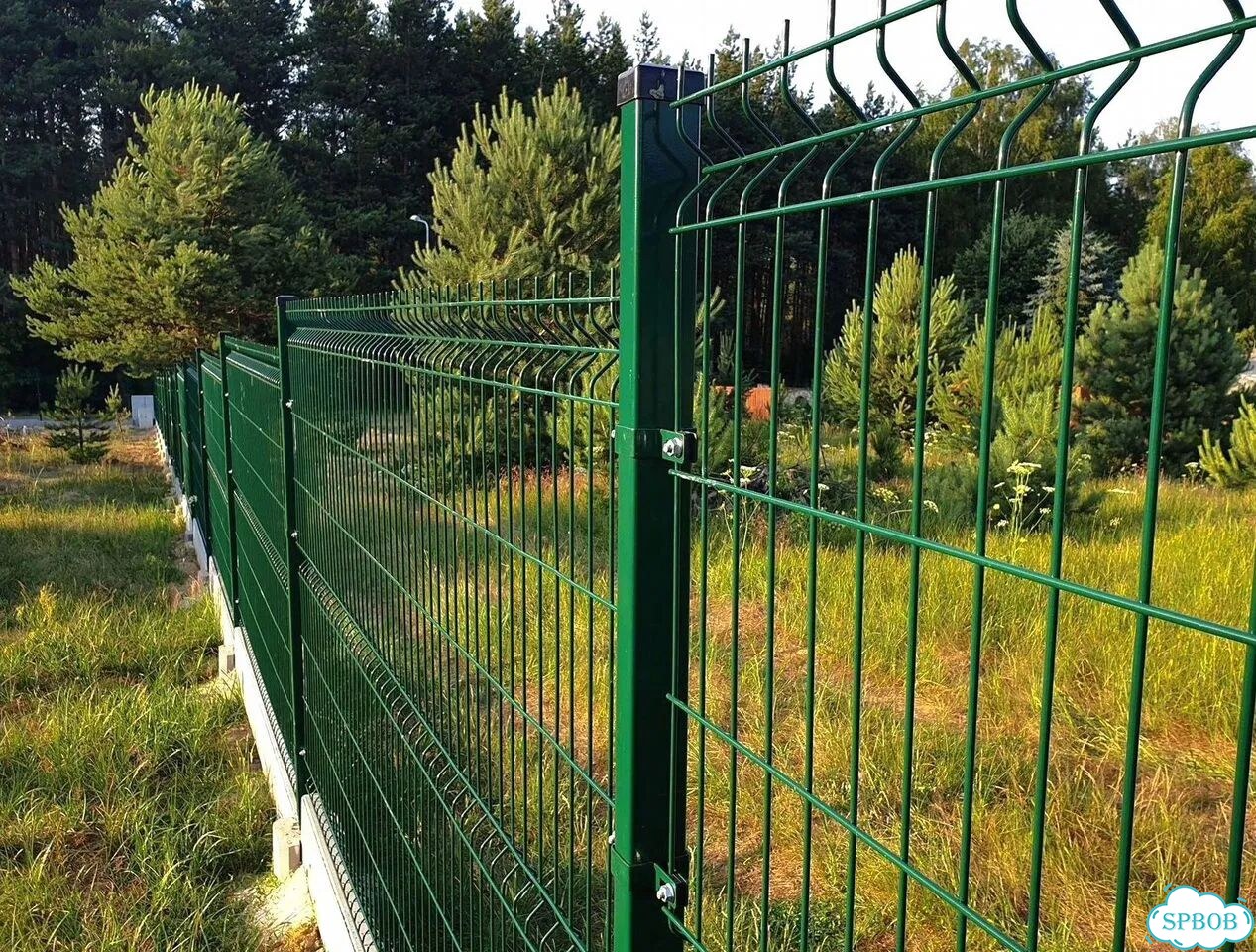 Забор из сетки 3Д фото 3