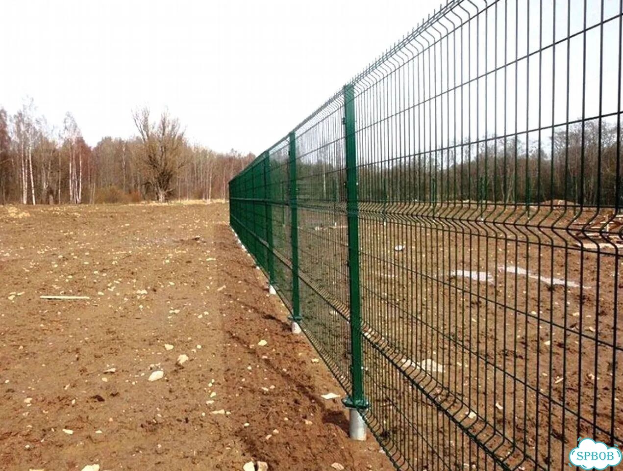 Забор из сетки 3Д гиттер с установкой и доставкой фото 1