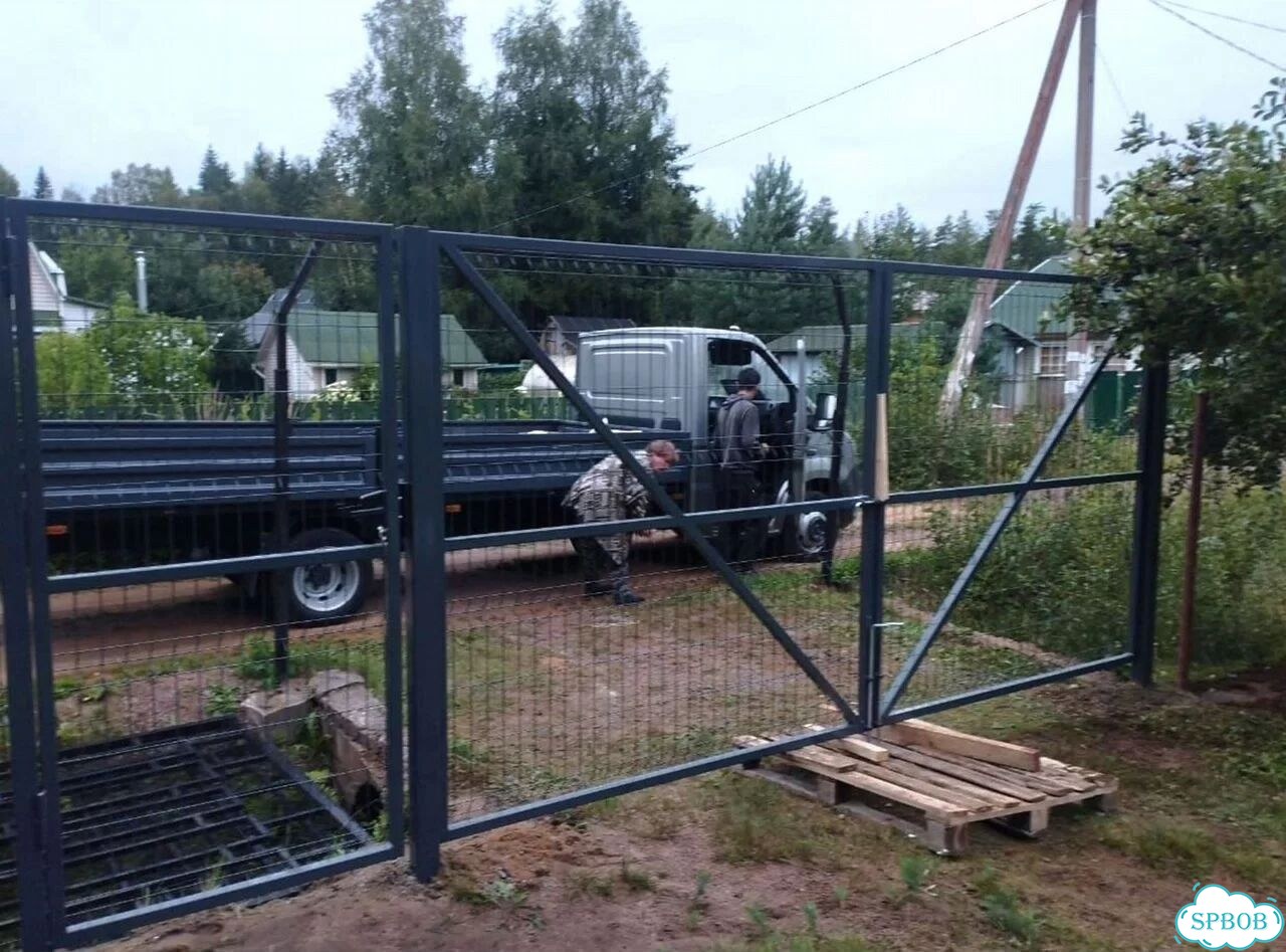 Забор из сетки Гиттер фото 4