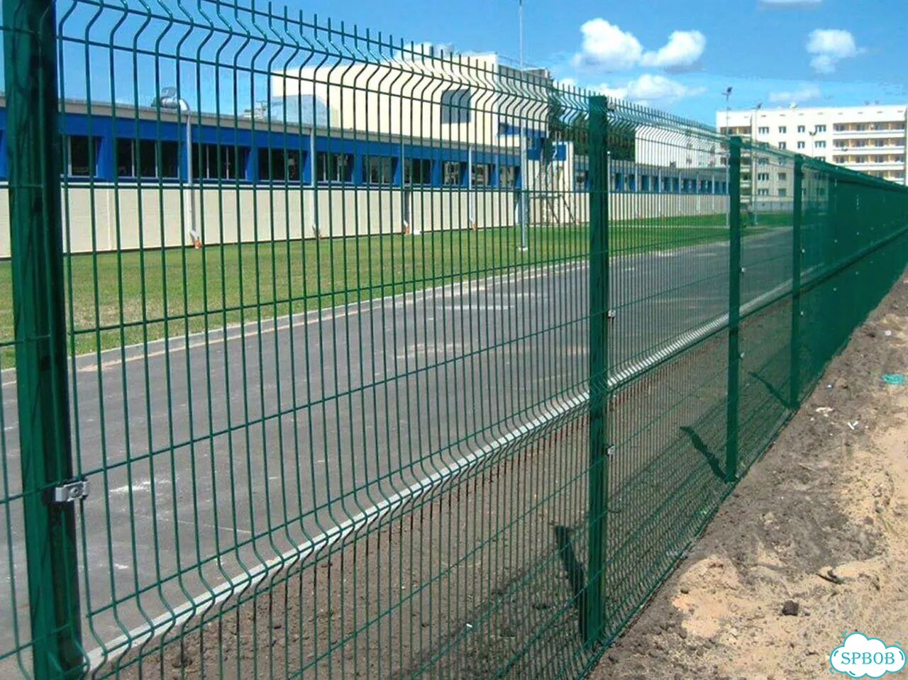 Забор из сетки 3Д гиттер любого цвета и размера фото 3