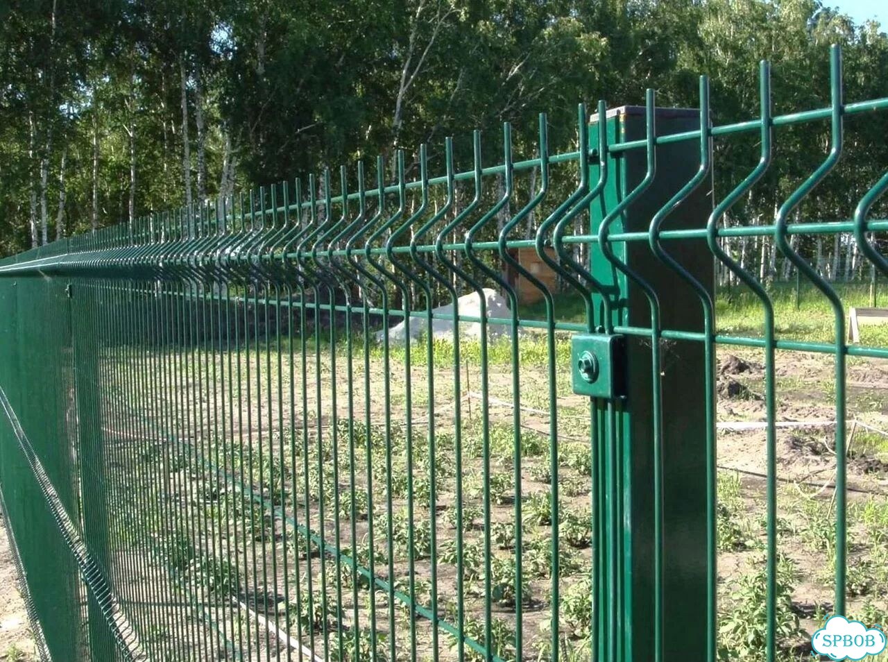 Забор из сетки 3Д гиттер любого цвета и размера фото 4