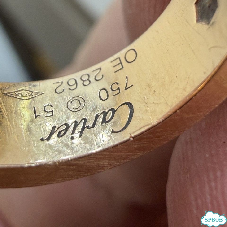 Кольцо Cartier Широкое 3 Камня Оригинал (не копия фото 2