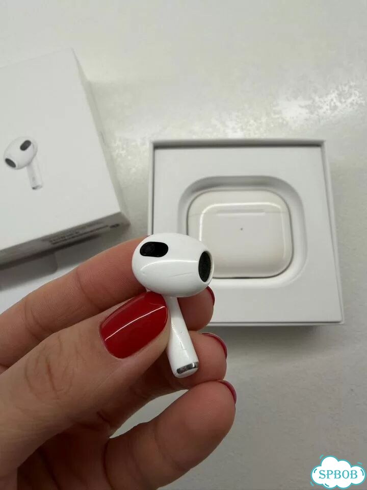 Левый наушник airpods 3 оригинал фото 1