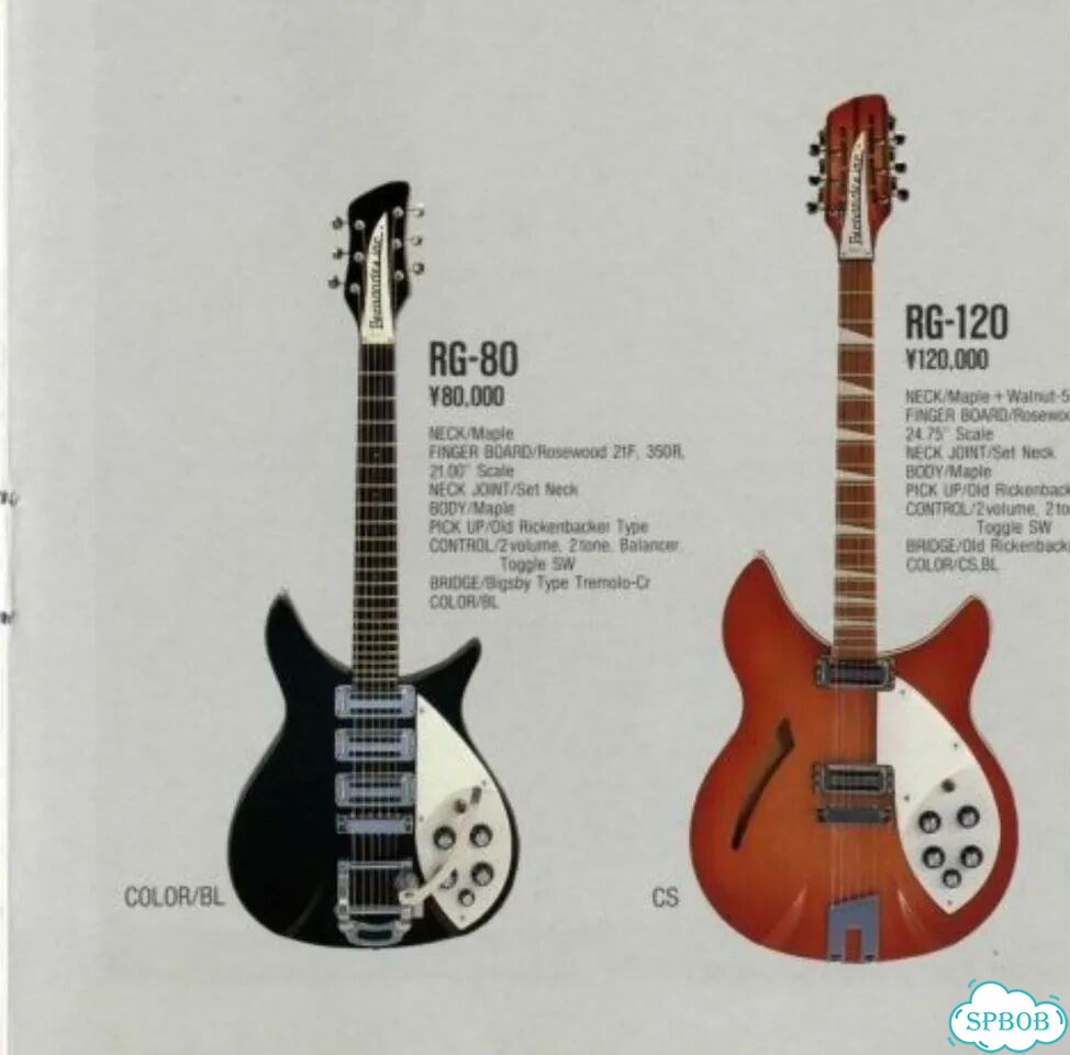 Fernandes RG-80 (Rickenbacker 325) Japan 90's фото 11