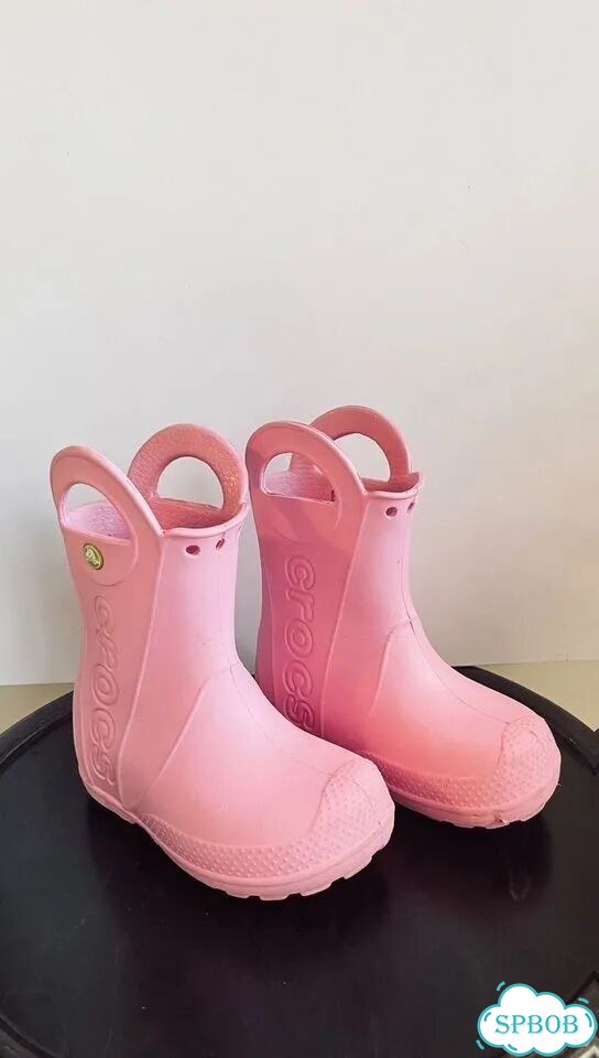 Детские резиновые сапоги crocs c6 фото 1
