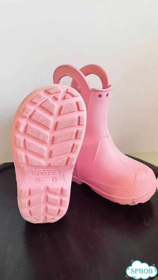 Детские резиновые сапоги crocs c6 фото 2