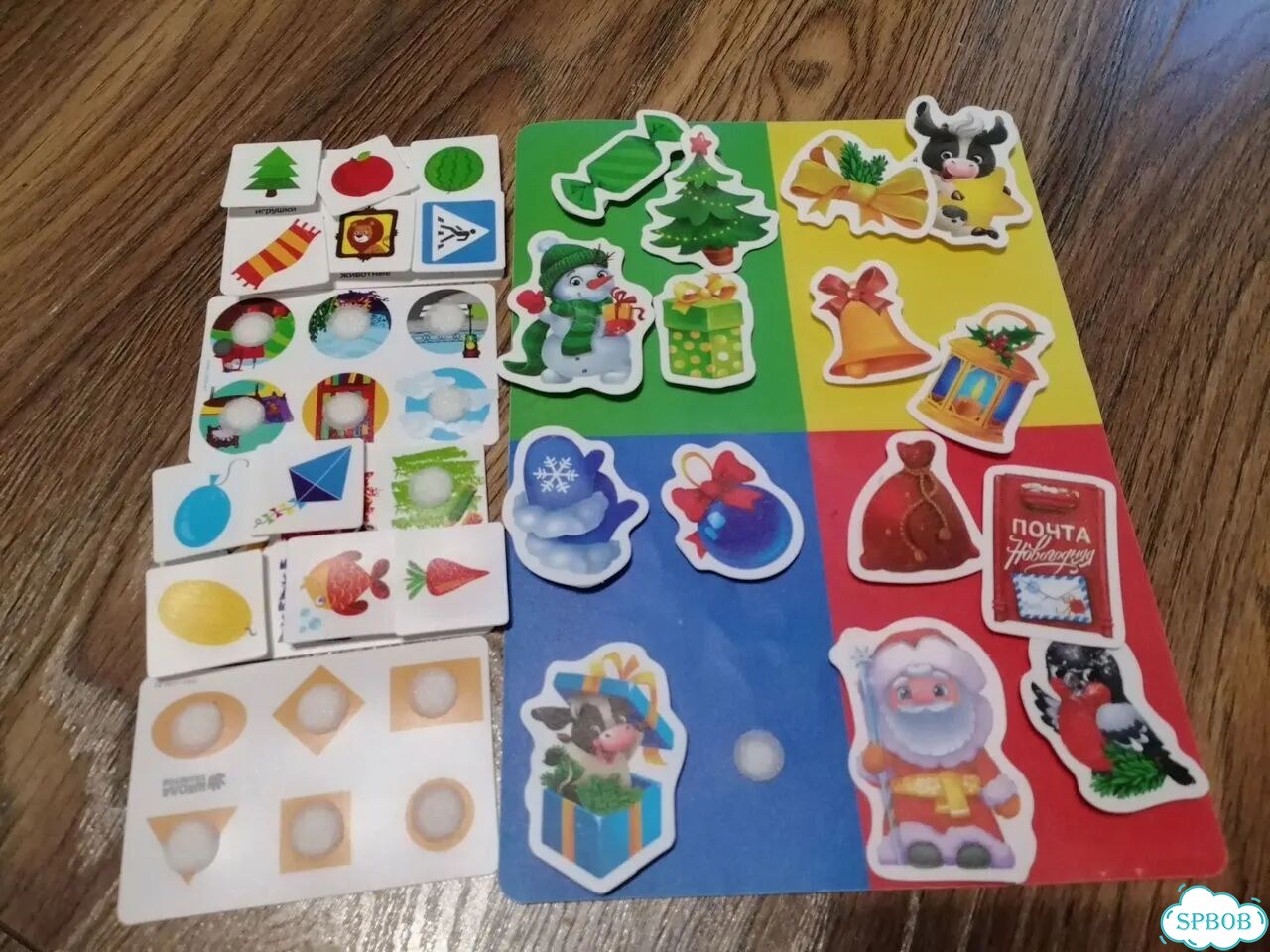 Игры на липучках набор для малышей фото 6