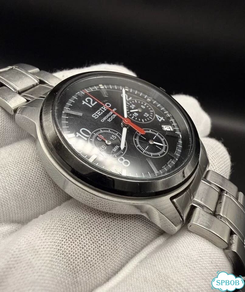 Часы Seiko хронограф оригинал фото 3