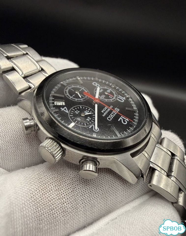 Часы Seiko хронограф оригинал фото 4