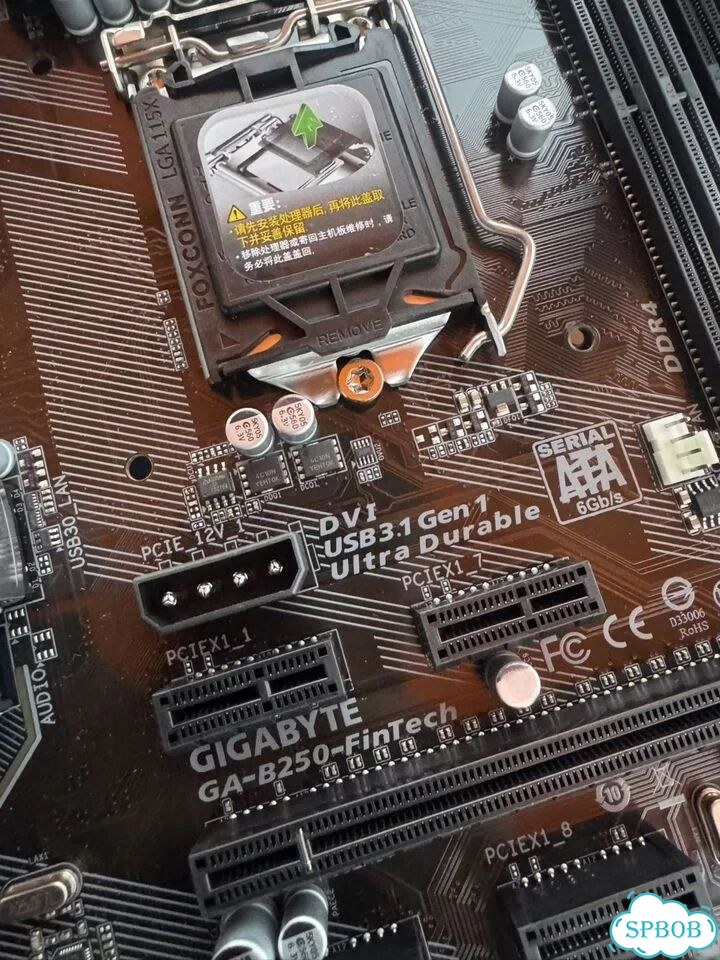 Gigabyte GA-B250-FinTech Socket 1151v1 фото 3
