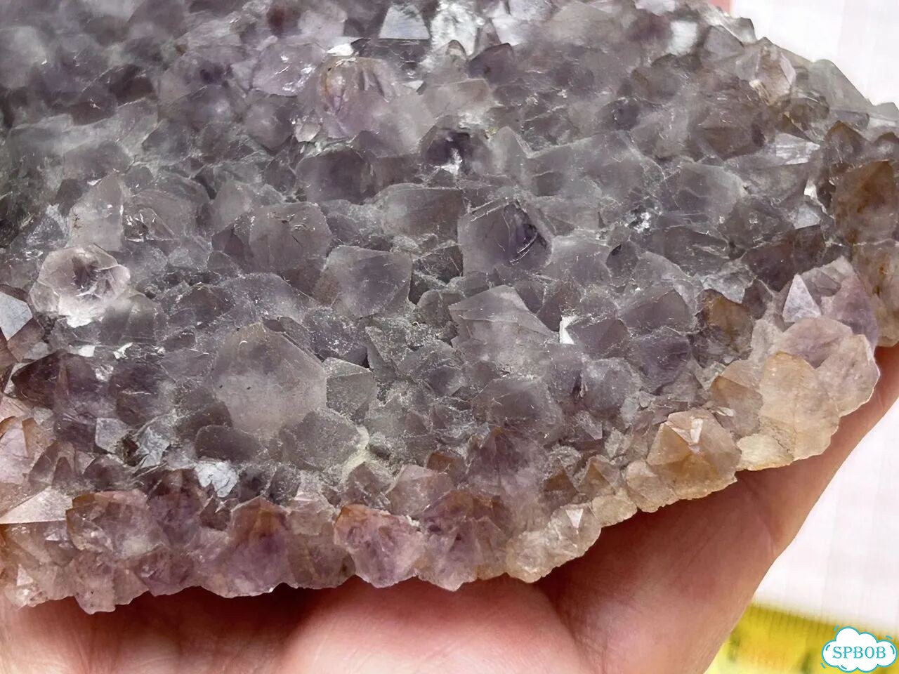 Аметист фиолетовый декоративная друза 242 г фото 7