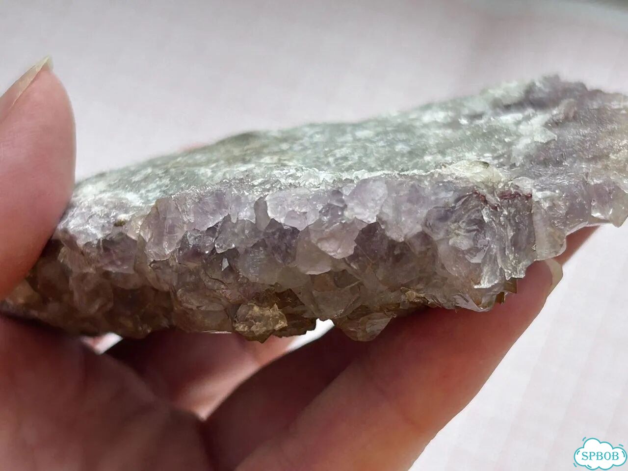 Аметист фиолетовый декоративная друза 242 г фото 8