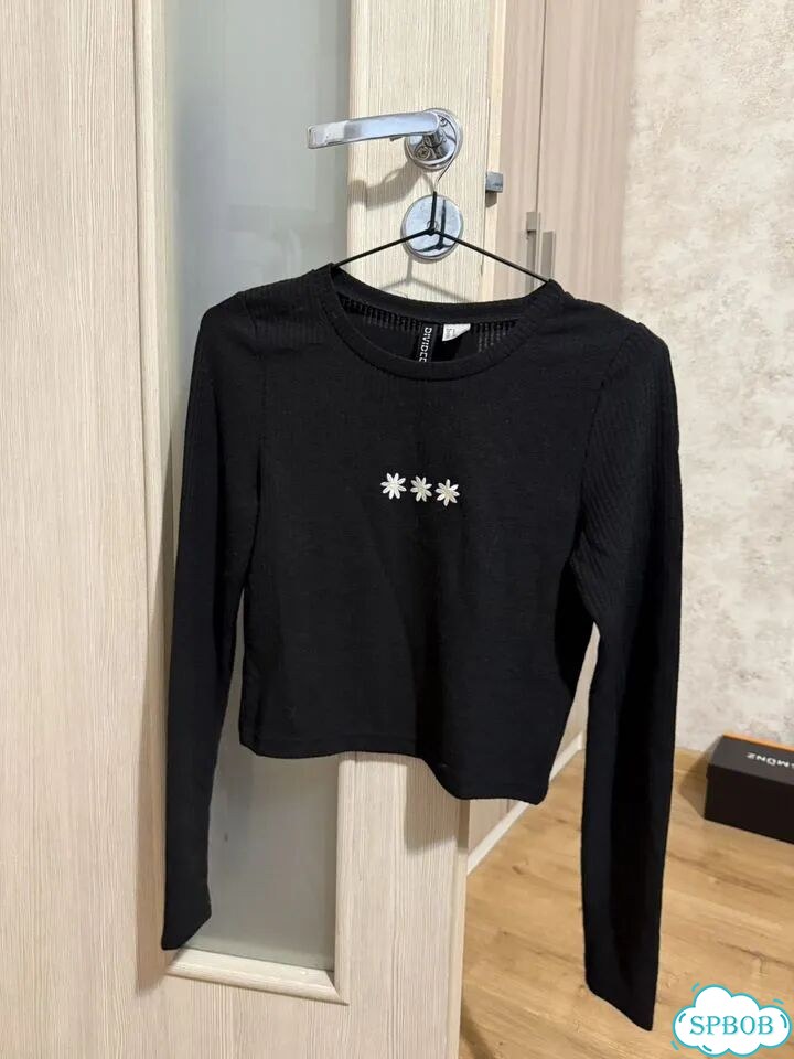 Укороченный лонгслив H&M фото 1