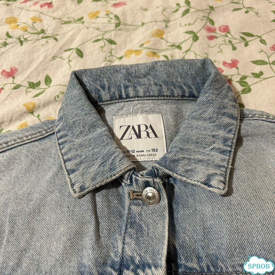 Джинсовая Куртка Zara Для Девочки 11-12 Лет фото 3