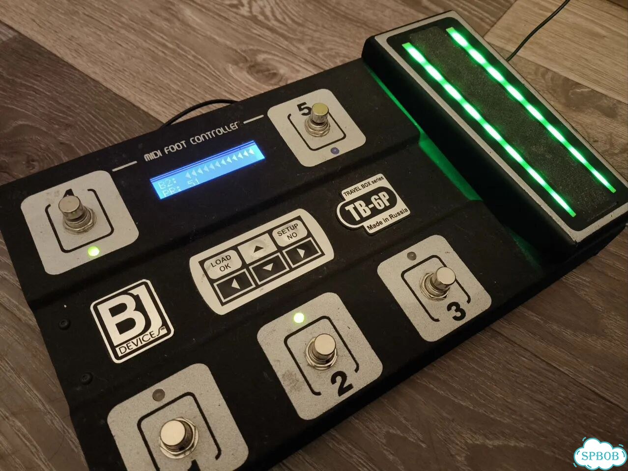 BJ Devices TB-6p, гитарный midi-контроллер фото 1