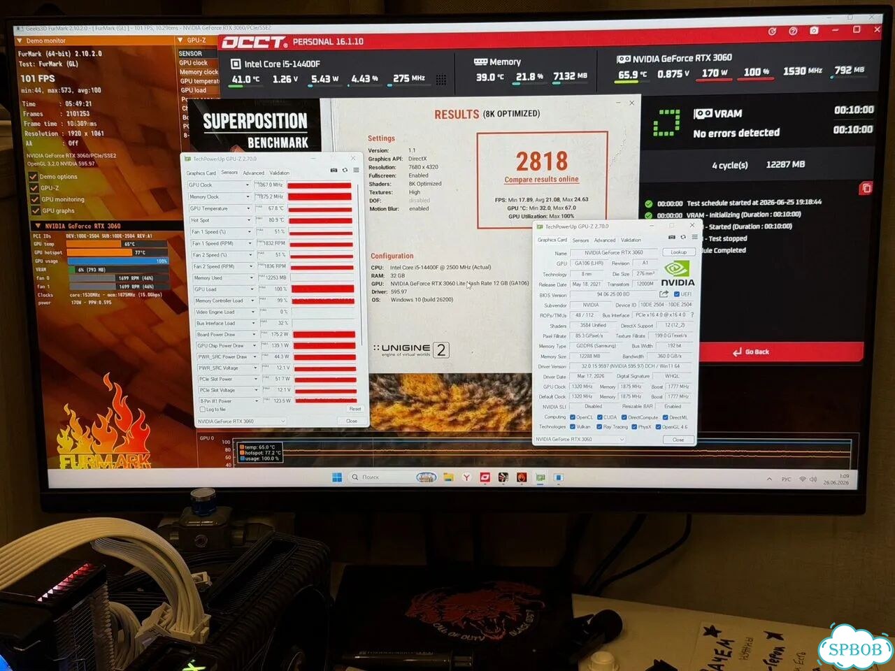 RTX 3060 12gb Palit Dual фото 10