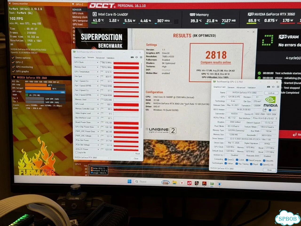 RTX 3060 12gb Palit Dual фото 5