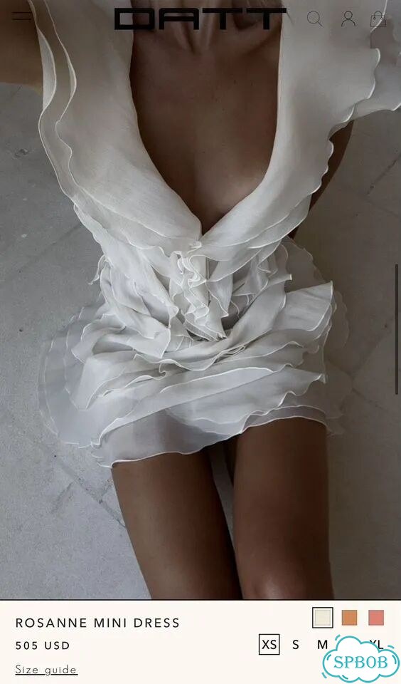 Платье мини с рюшами Datt Rosanne Mini фото 4