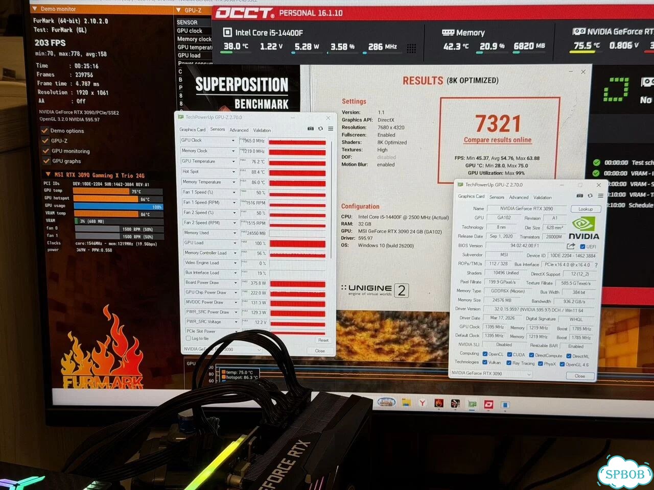 RTX 3090 MSI Gaming X Trio 24gb фото 10