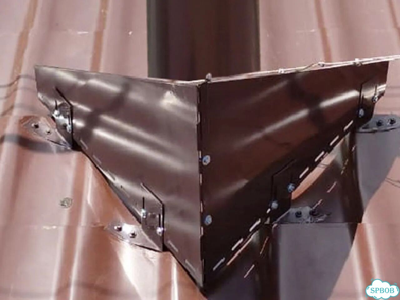 Снегозадержатели оцинкованные в RAL8165 фото 8