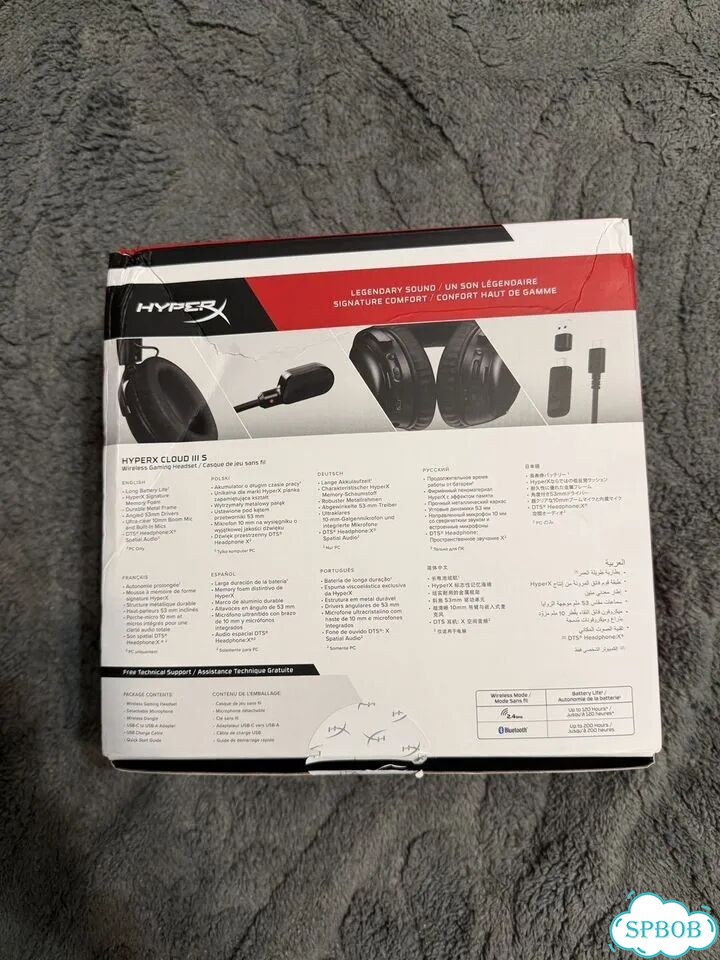 Игровые наушники HyperX Cloud 3s wireless фото 2
