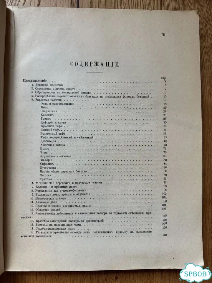 1912 Отчет о состоянии народного здравия фото 3