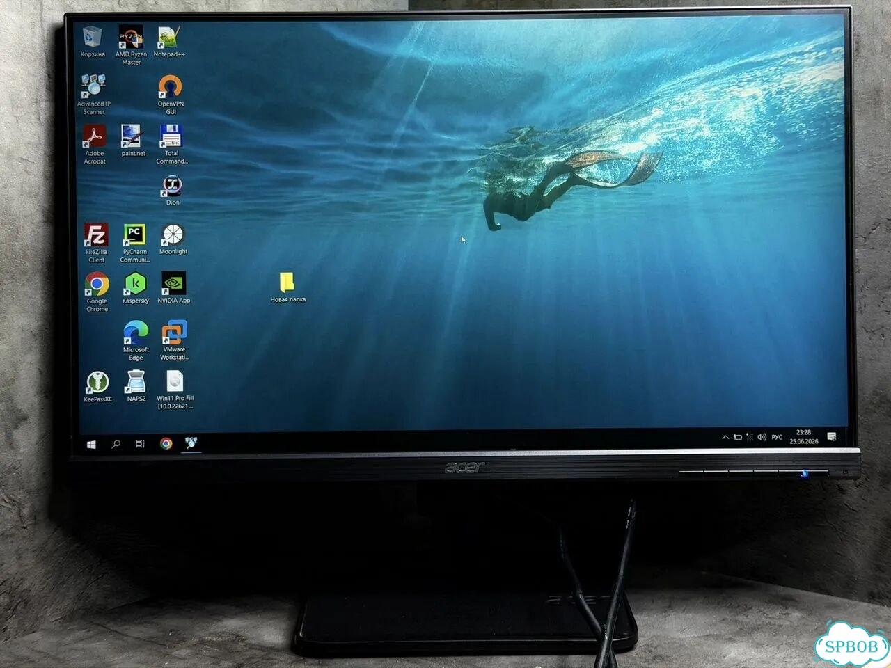 Монитор acer ka242ybi фото 1