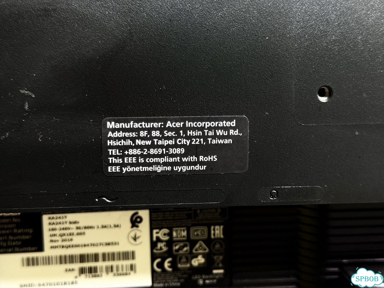 Монитор acer ka242ybi фото 4
