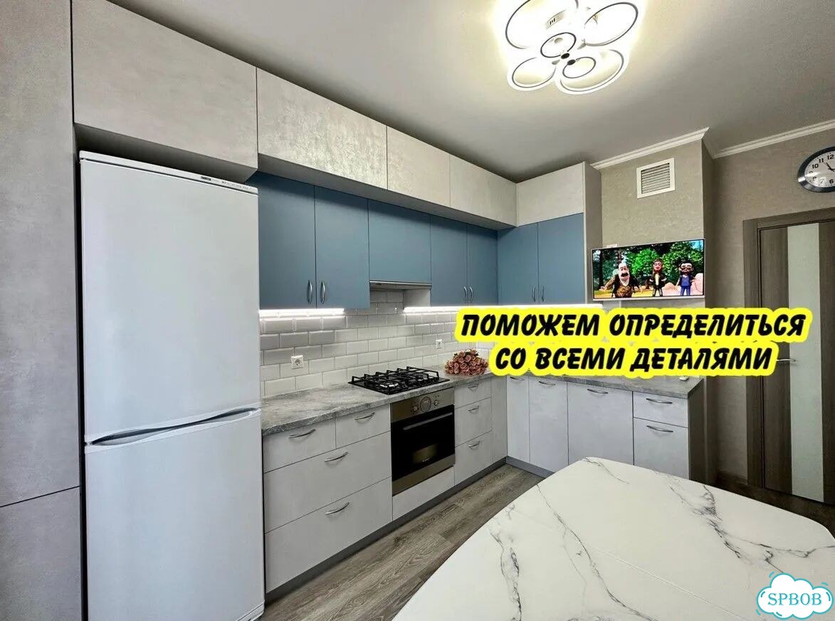 Кухня на заказ с доводчиками фото 1