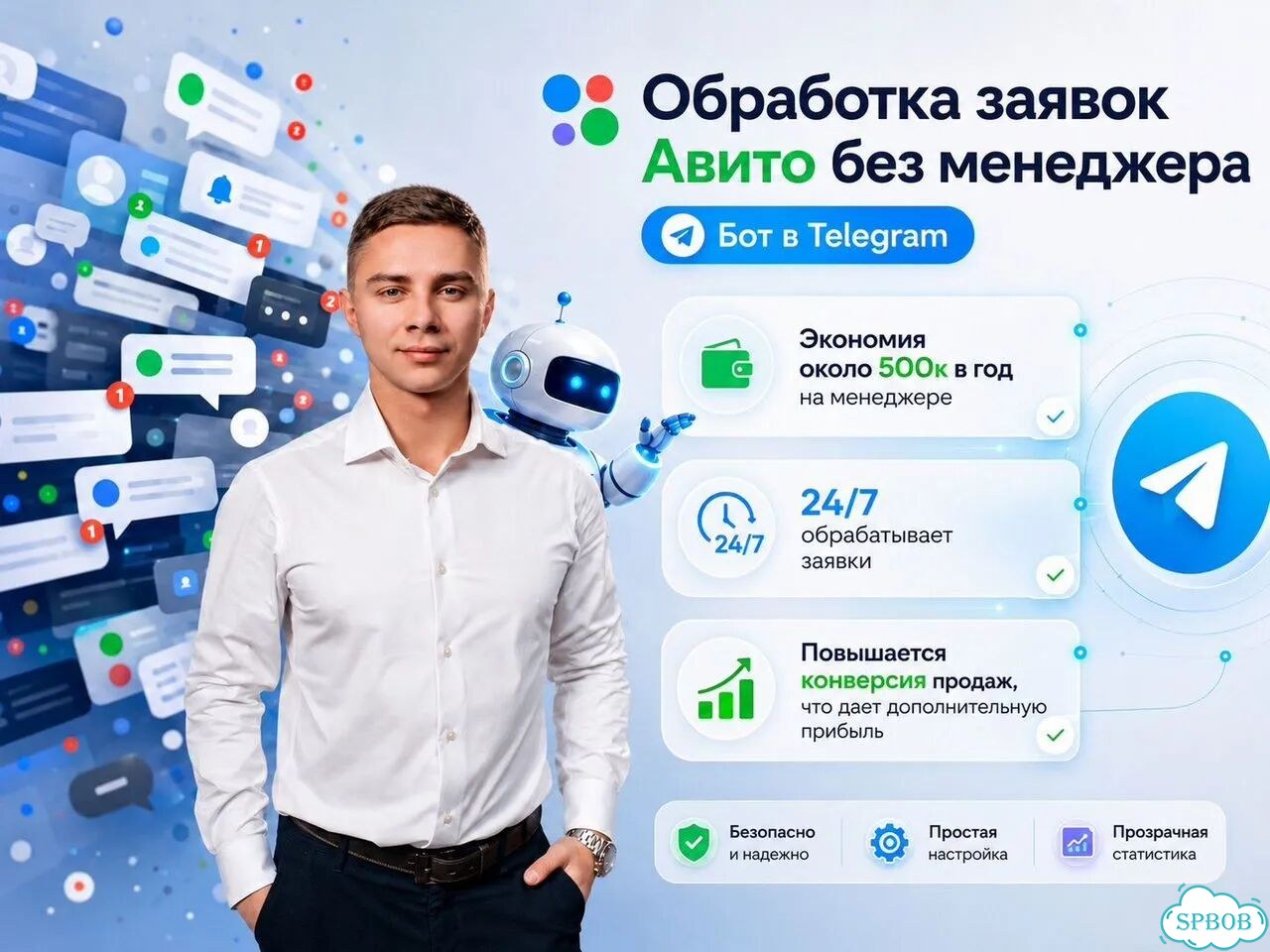 Чат-бот для Авито — заявки в Telegram под ключ фото 1