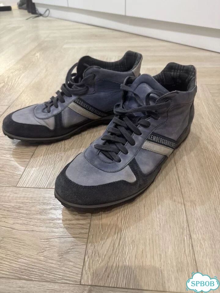 Кеды Bikkembergs, Италия, кожа/замша, р.45 (29 см) фото 1