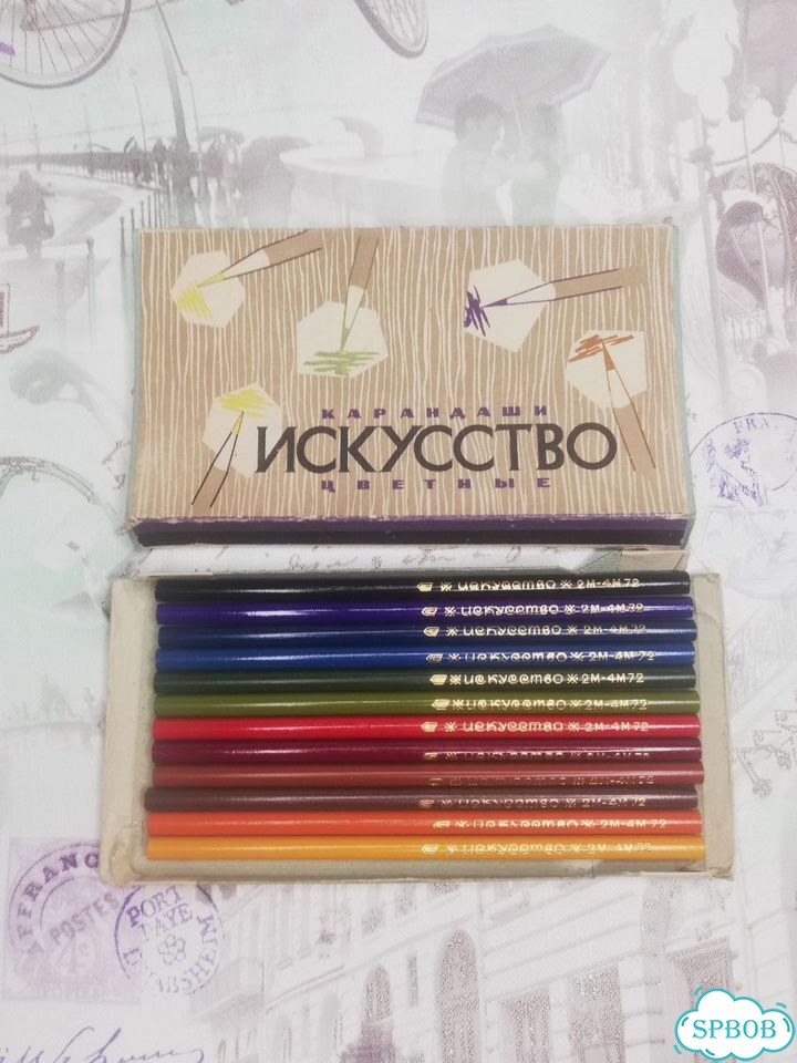 Краски карандаши СССР фото 4