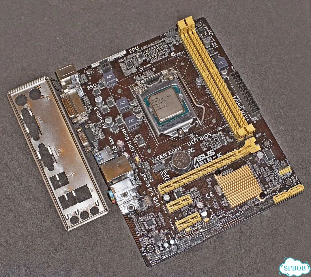 Мат плата на 1150 Asus H81M-K отправка - Трейдин фото 1