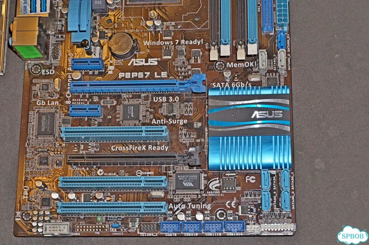 Мат плата на 1155 Asus P67 отправка - Трейдин фото 4