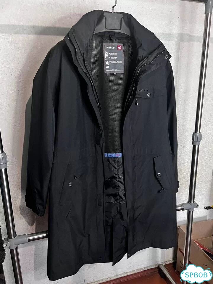 Крутой тренч 3 в 1 Gore-Tex Millet Black Yak фото 1