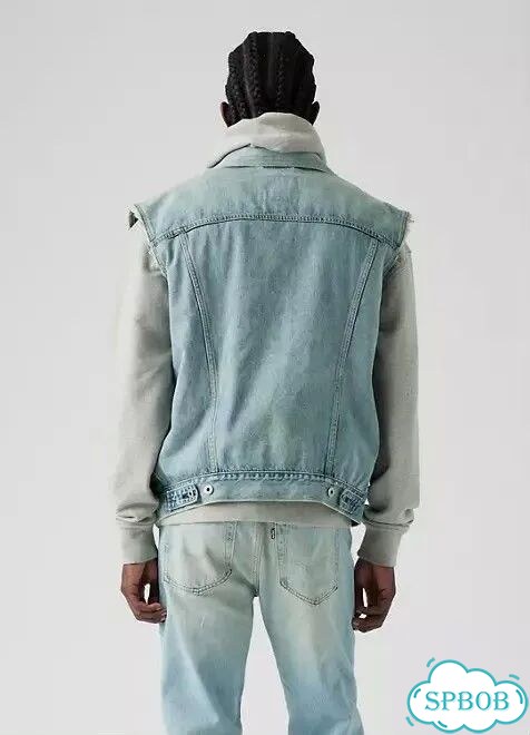 Джинсовый мужской жилет Levi's фото 2
