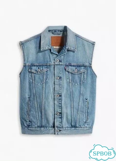 Джинсовый мужской жилет Levi's фото 4