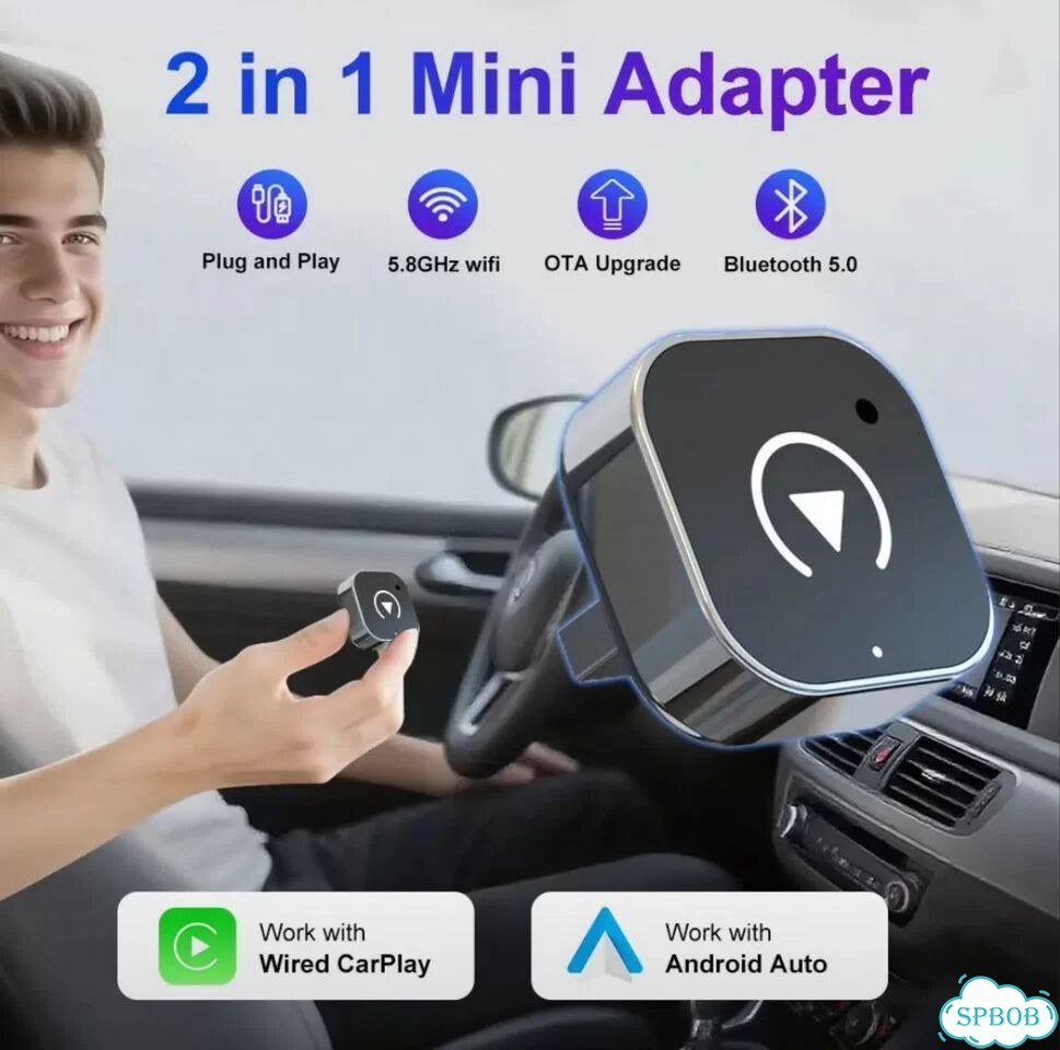 Беспроводной адаптер carplay и android auto фото 2