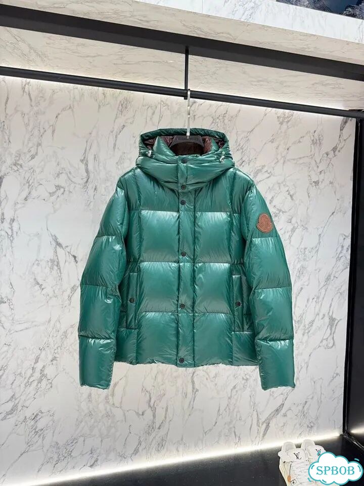 Пуховик Moncler глянцевый пух фото 1