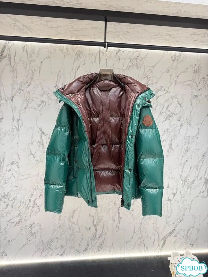 Пуховик Moncler глянцевый пух фото 2