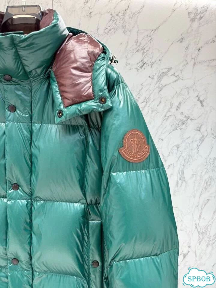 Пуховик Moncler глянцевый пух фото 4