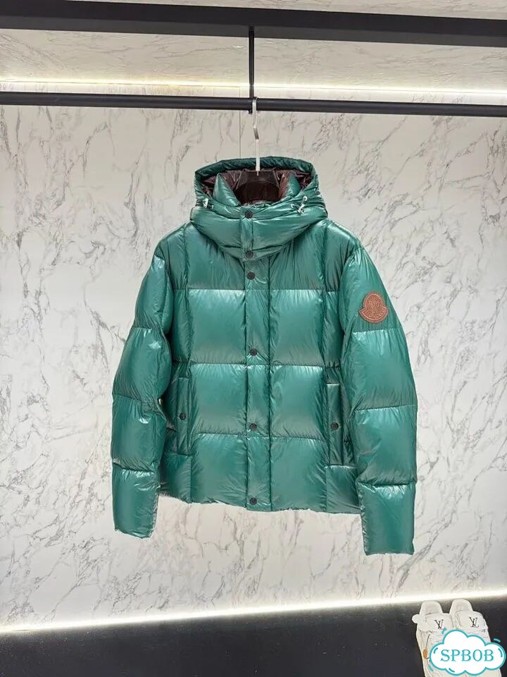 Пуховик Moncler глянцевый пух фото 5