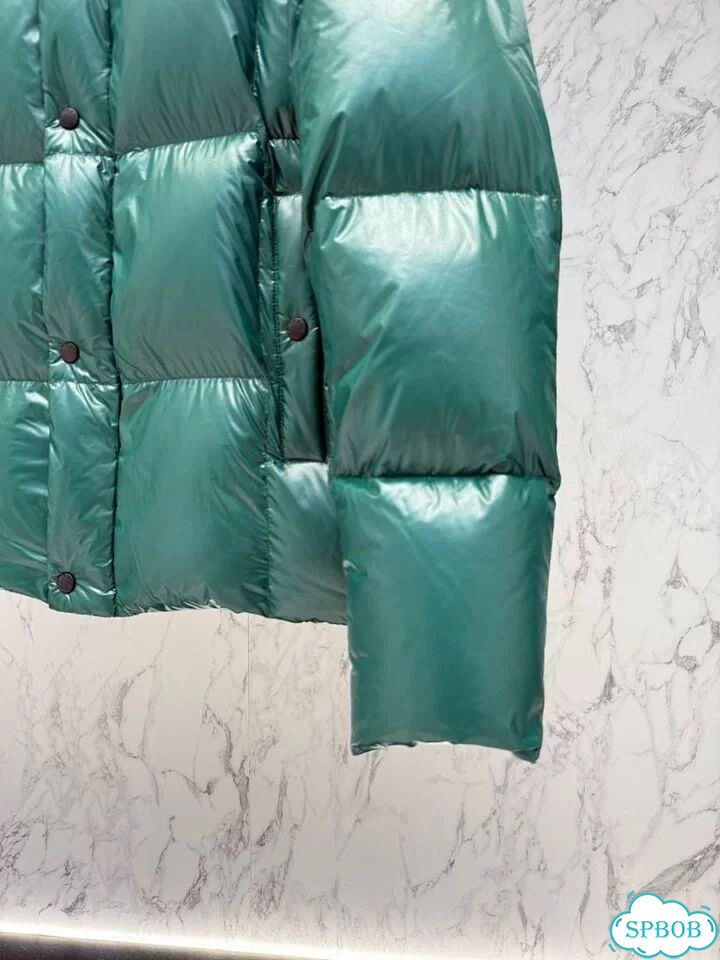 Пуховик Moncler глянцевый пух фото 6