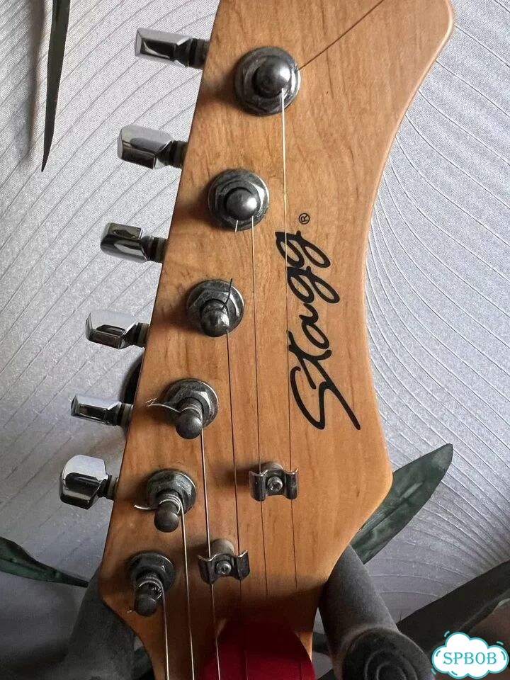 Винтажный Stagg Stratocaster HSS Ранняя серия фото 4