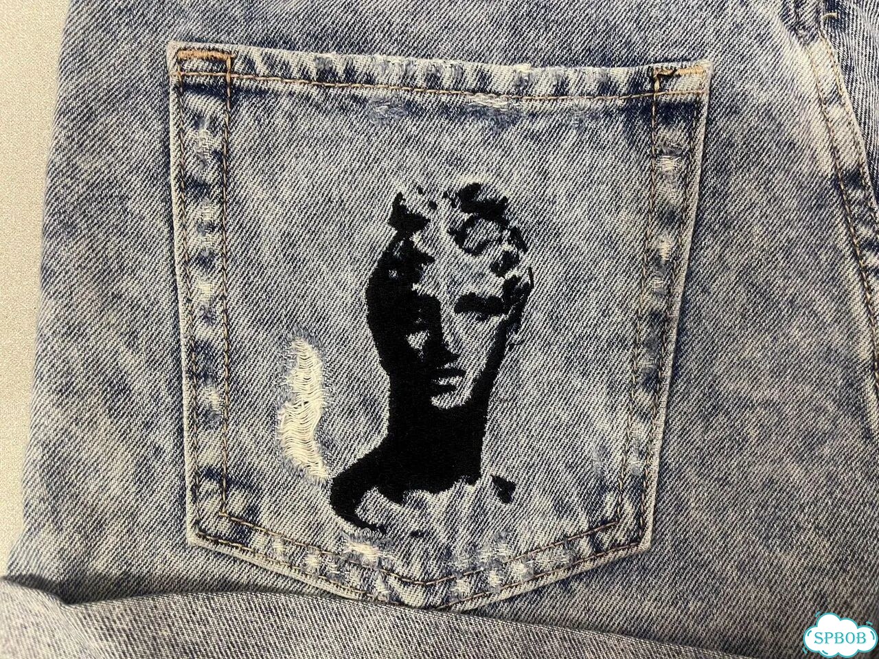 Джинсовые щорты H&M 34 xs фото 6
