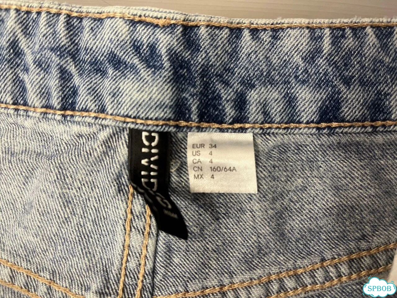 Джинсовые щорты H&M 34 xs фото 8