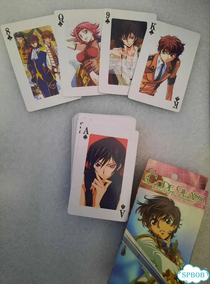 Игральные карты для покера «Код Гиас» Code Geass фото 1