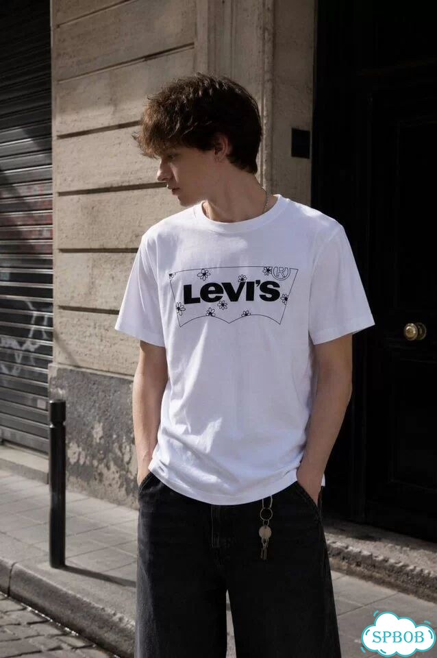 Футболка Levis белая (XS-2XL) фото 2