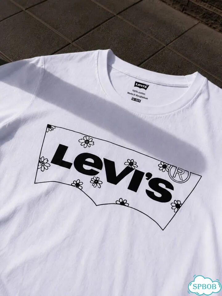 Футболка Levis белая (XS-2XL) фото 5